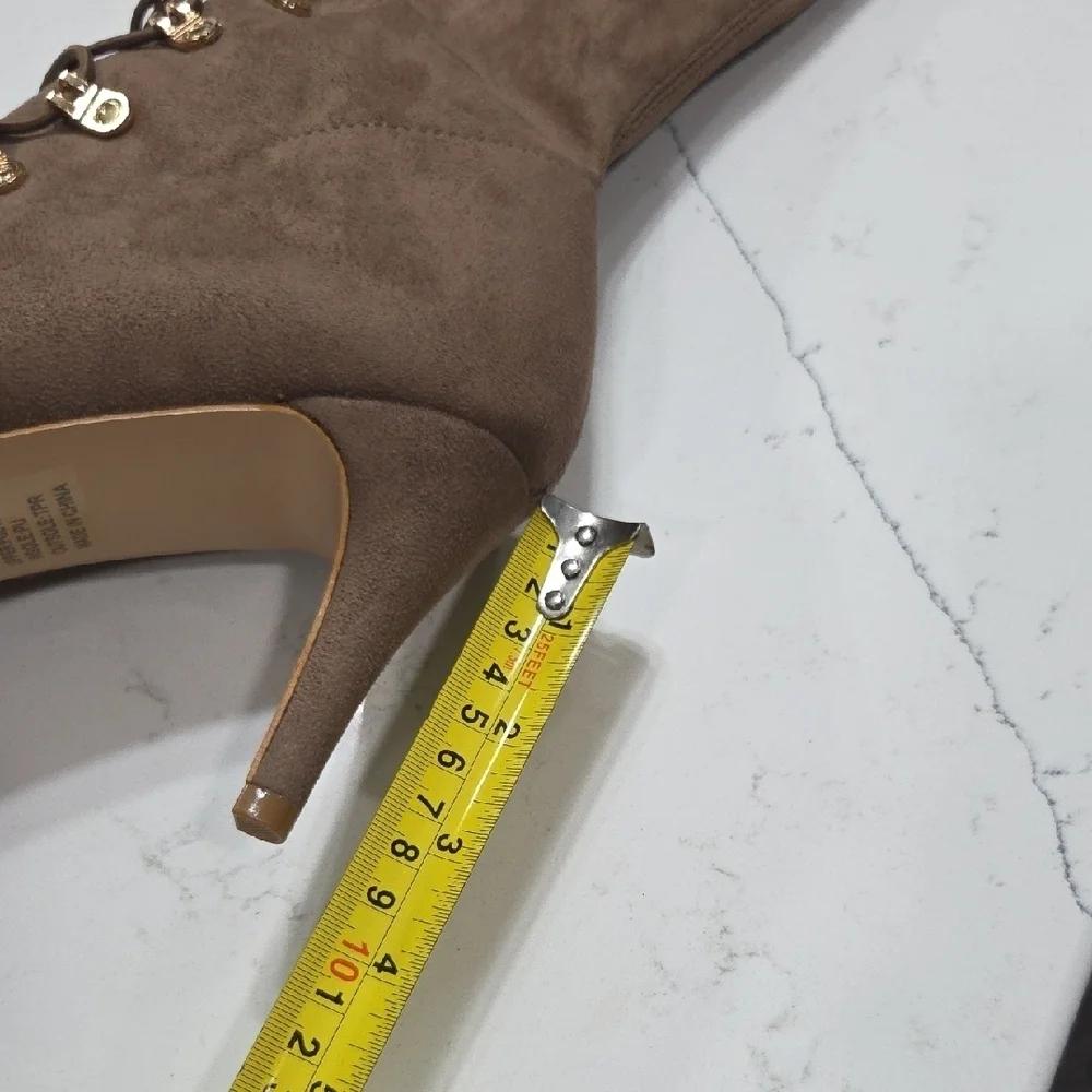 Elegant Tan Over-the-Knee Boots Sz 9.5 New Without Tag Or Box